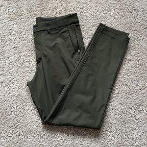 Lululemon ABC Classic-Fit Trouser 29L 32w Warpstreme Dark Olive